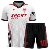 白黒 ユニフォーム サッカー